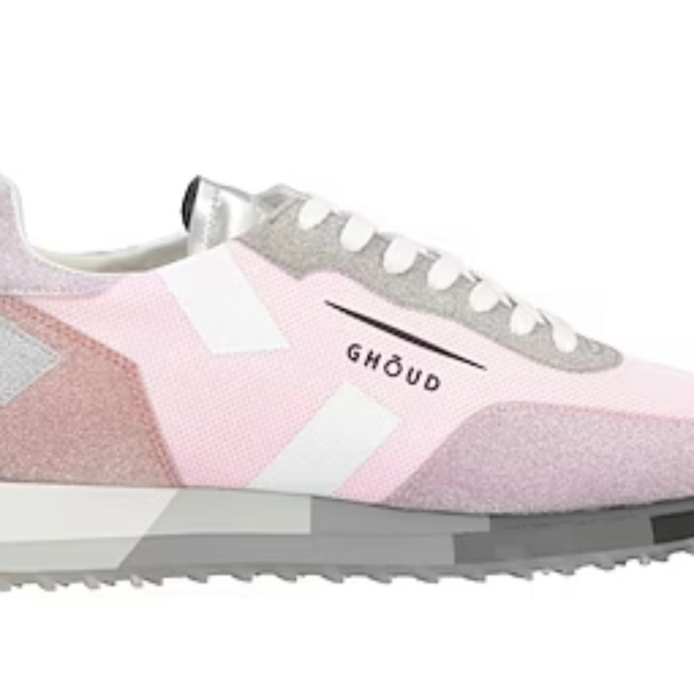 Ghoud woman’s sneaker, pink glitter, size 40